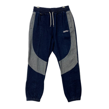 【中古品】【メンズ】 SAPEUR サプール DENIM TRACK PANTS デニム トラック パンツ ボトムス ズボン 153-261015-cs-03-izu サイズ：XXL カラー：インディゴ 万代Net店