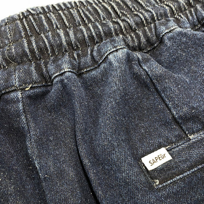 【中古品】【メンズ】 SAPEUR サプール DENIM TRACK PANTS デニム トラック パンツ ボトムス ズボン 153-261015-cs-03-izu サイズ：XXL カラー：インディゴ 万代Net店