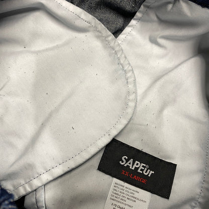 【中古品】【メンズ】 SAPEUR サプール DENIM TRACK PANTS デニム トラック パンツ ボトムス ズボン 153-261015-cs-03-izu サイズ：XXL カラー：インディゴ 万代Net店