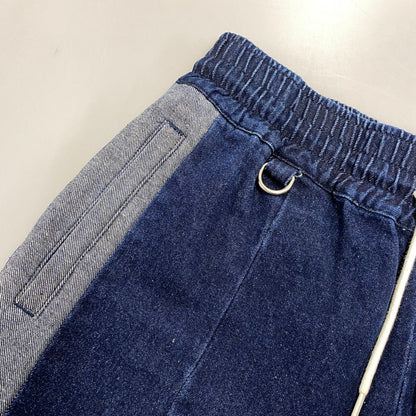 【中古品】【メンズ】 SAPEUR サプール DENIM TRACK PANTS デニム トラック パンツ ボトムス ズボン 153-261015-cs-03-izu サイズ：XXL カラー：インディゴ 万代Net店