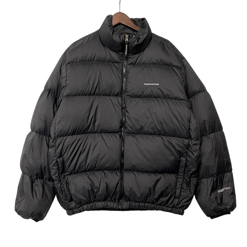 【中古品】【メンズ】 THISISNEVERTHAT ディスイズネバーザット LOGO DOWN JACKET ロゴ ダウン ジャケット アウター 140-261015-cs-05-izu サイズ：L カラー：ブラック 万代Net店