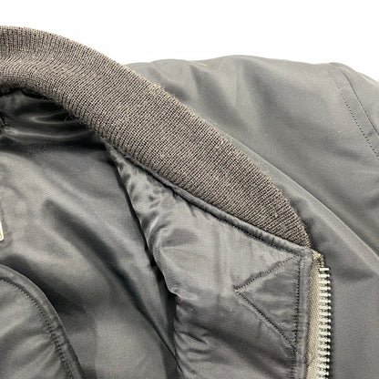 【中古品】【メンズ】 BUZZ RICKSON'S バズリクソンズ BR14965 WILLIAM GIBSON COLLECTION TYPE BLACK MA-1 SLENDER ウィリアム ギブソン コレクション タイプ ブラック スレンダー アウター 145-261015-cs-10-izu サイズ：42LONG カラー：ブラック 万代Net店