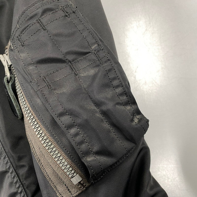 【中古品】【メンズ】 BUZZ RICKSON'S バズリクソンズ BR14965 WILLIAM GIBSON COLLECTION TYPE BLACK MA-1 SLENDER ウィリアム ギブソン コレクション タイプ ブラック スレンダー アウター 145-261015-cs-10-izu サイズ：42LONG カラー：ブラック 万代Net店