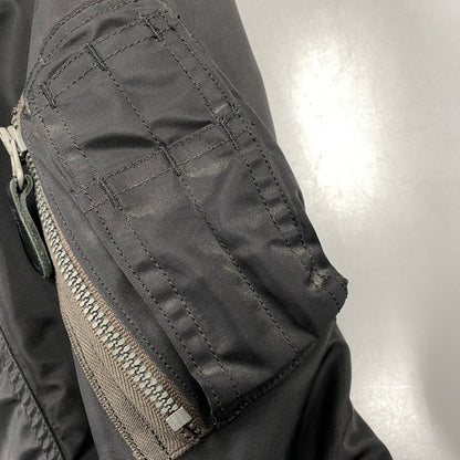 【中古品】【メンズ】 BUZZ RICKSON'S バズリクソンズ BR14965 WILLIAM GIBSON COLLECTION TYPE BLACK MA-1 SLENDER ウィリアム ギブソン コレクション タイプ ブラック スレンダー アウター 145-261015-cs-10-izu サイズ：42LONG カラー：ブラック 万代Net店