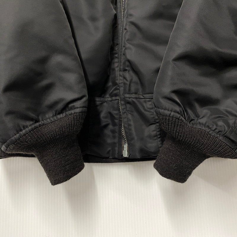 【中古品】【メンズ】 BUZZ RICKSON'S バズリクソンズ BR14965 WILLIAM GIBSON COLLECTION TYPE BLACK MA-1 SLENDER ウィリアム ギブソン コレクション タイプ ブラック スレンダー アウター 145-261015-cs-10-izu サイズ：42LONG カラー：ブラック 万代Net店