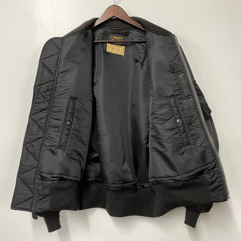 【中古品】【メンズ】 BUZZ RICKSON'S バズリクソンズ BR14965 WILLIAM GIBSON COLLECTION TYPE BLACK MA-1 SLENDER ウィリアム ギブソン コレクション タイプ ブラック スレンダー アウター 145-261015-cs-10-izu サイズ：42LONG カラー：ブラック 万代Net店