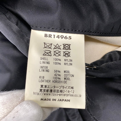 【中古品】【メンズ】 BUZZ RICKSON'S バズリクソンズ BR14965 WILLIAM GIBSON COLLECTION TYPE BLACK MA-1 SLENDER ウィリアム ギブソン コレクション タイプ ブラック スレンダー アウター 145-261015-cs-10-izu サイズ：42LONG カラー：ブラック 万代Net店