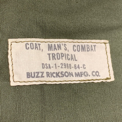 【中古品】【メンズ】 BUZZ RICKSON'S バズリクソンズ 8405-082-5571 JUNGLE FATIGUE JACKET ジャングルファティーグジャケット アウター 145-261015-ya-15-izu サイズ：SHORT-LARGE カラー：カーキ 万代Net店