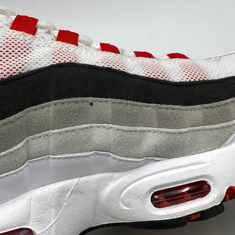 【中古品】【メンズ】 NIKE ナイキ IB7862-100 AIR MAX 95 OG BIG BUBBLE PRM エア マックス オリジナル ビッグ バブル プレミアム スニーカー シューズ 靴 160-261015-cs-11-izu サイズ：29cm カラー：WHITE/COMET RED-NEUTRAL GREY 万代Net店