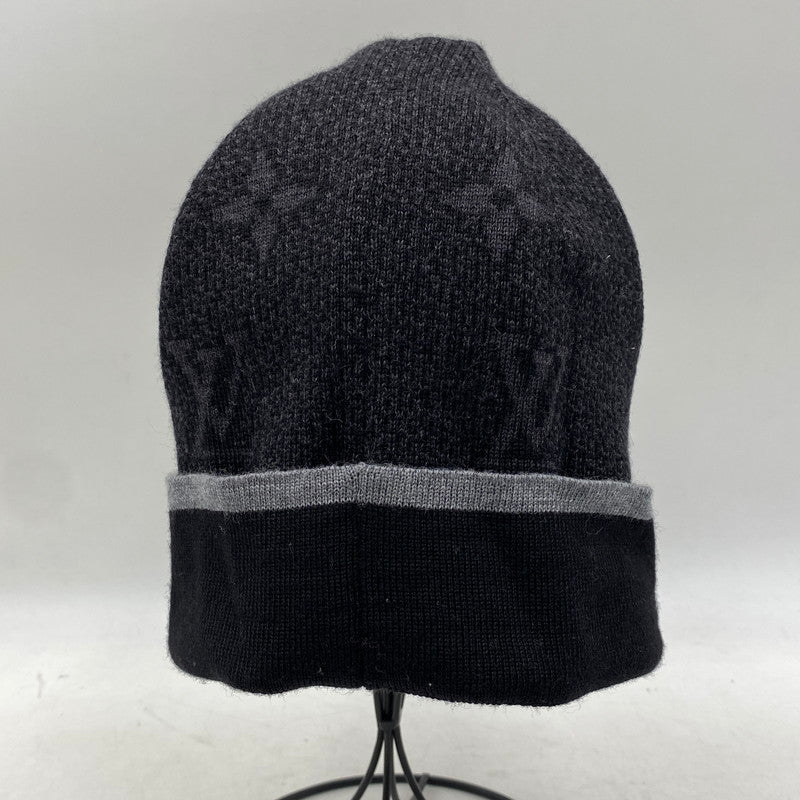 【中古品】【メンズ/レディース】 LOUIS VUITTON ルイ・ヴィトン M73469 ビーニー マイ･モノグラム･エクリプス キャップ 帽子 179-261015-cs-15-izu サイズ：F カラー：ブラック系 万代Net店