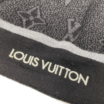 【中古品】【メンズ/レディース】 LOUIS VUITTON ルイ・ヴィトン M73469 ビーニー マイ･モノグラム･エクリプス キャップ 帽子 179-261015-cs-15-izu サイズ：F カラー：ブラック系 万代Net店