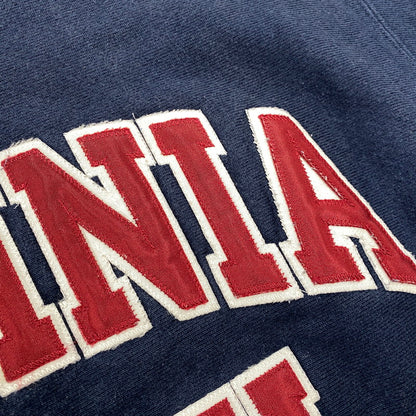 【中古品】【メンズ】 CHAMPION チャンピオン メキシコ製 90’S VIRGINIA TECH REVERSE WEAVE SWEATSHIRT リバース ウィーブ スウェットシャツ トップス 長袖 146-261015-cs-01-izu サイズ：XL カラー：ネイビー 万代Net店