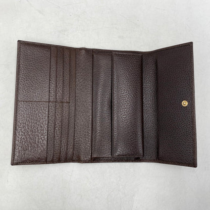 【中古美品】【レディース】 GUCCI グッチ 254586 GG キャンバス フラップウォレット 財布 長財布 181-261015-cs-14-izu カラー：ベージュ 万代Net店