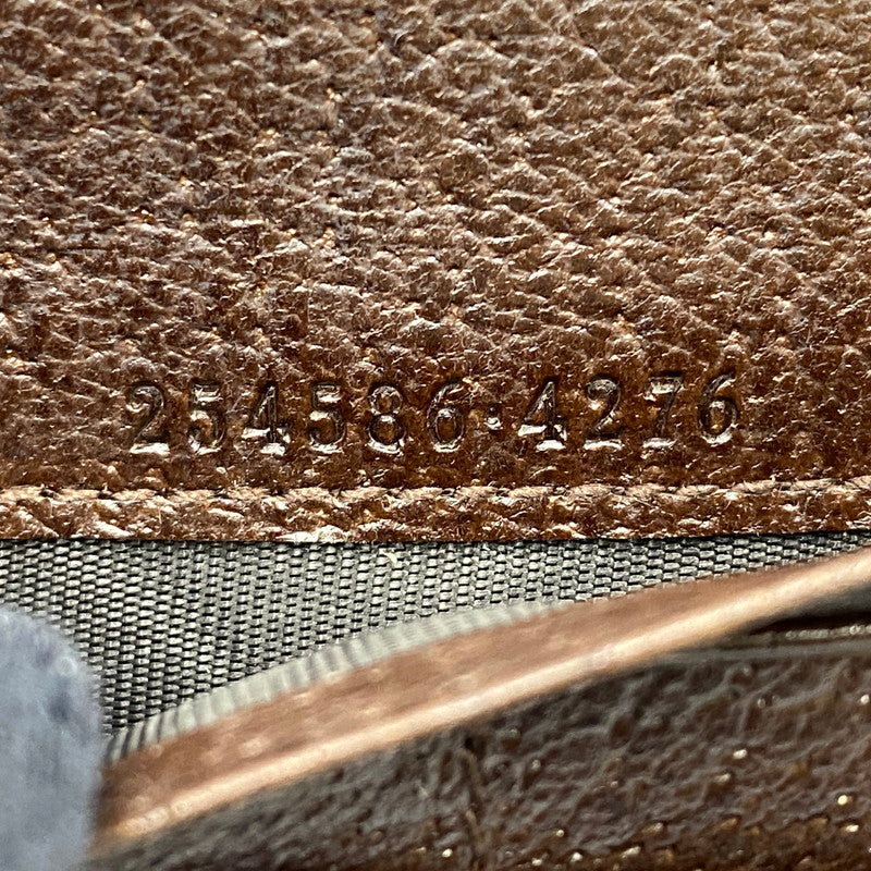 【中古美品】【レディース】 GUCCI グッチ 254586 GG キャンバス フラップウォレット 財布 長財布 181-261015-cs-14-izu カラー：ベージュ 万代Net店