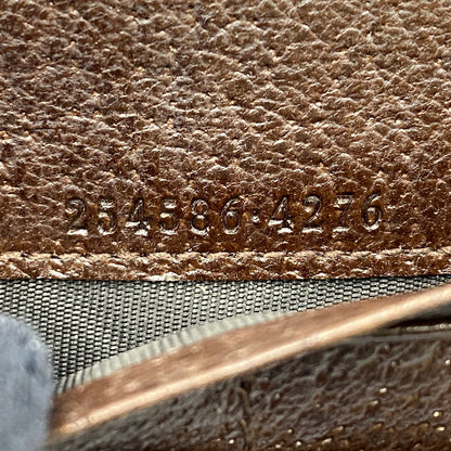 【中古美品】【レディース】 GUCCI グッチ 254586 GG キャンバス フラップウォレット 財布 長財布 181-261015-cs-14-izu カラー：ベージュ 万代Net店