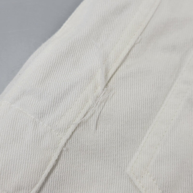 【中古品】【メンズ】 QUINCY SPECIALTIES クインシースペシャリティーズ WORK COAT ワーク コート アウター 146-261017-kh-04-izu カラー：ホワイト系 万代Net店