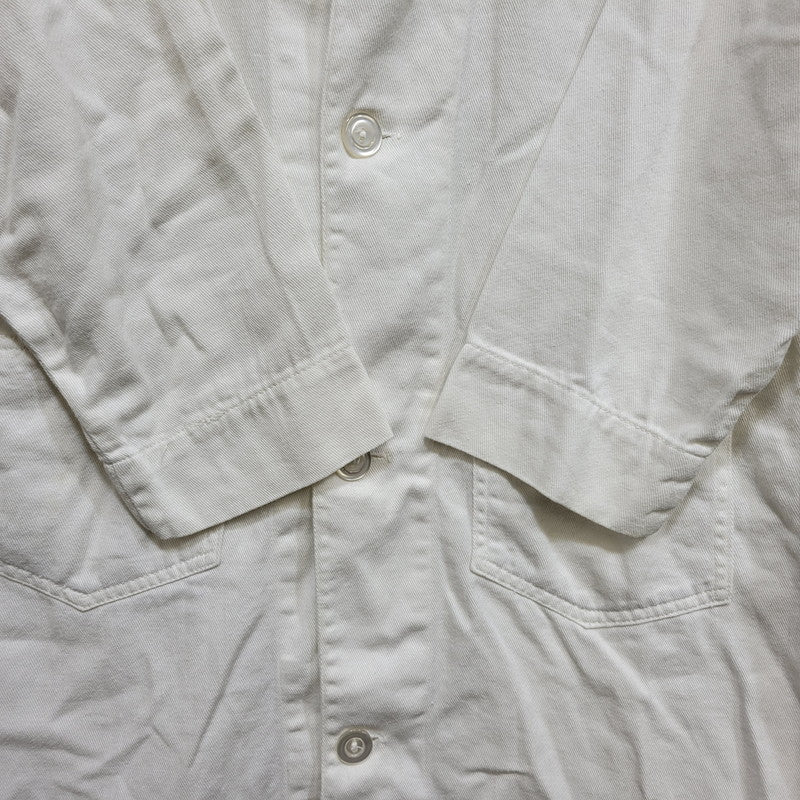 【中古品】【メンズ】 QUINCY SPECIALTIES クインシースペシャリティーズ WORK COAT ワーク コート アウター 146-261017-kh-04-izu カラー：ホワイト系 万代Net店