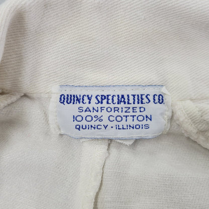 【中古品】【メンズ】 QUINCY SPECIALTIES クインシースペシャリティーズ WORK COAT ワーク コート アウター 146-261017-kh-04-izu カラー：ホワイト系 万代Net店