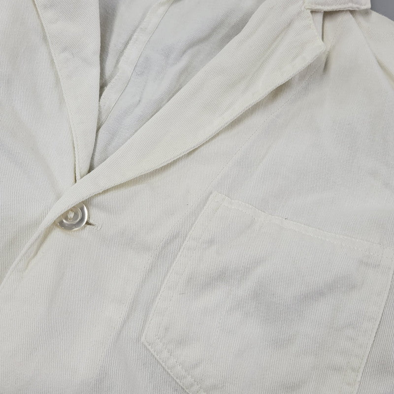 【中古品】【メンズ】 QUINCY SPECIALTIES クインシースペシャリティーズ WORK COAT ワーク コート アウター 146-261017-kh-04-izu カラー：ホワイト系 万代Net店