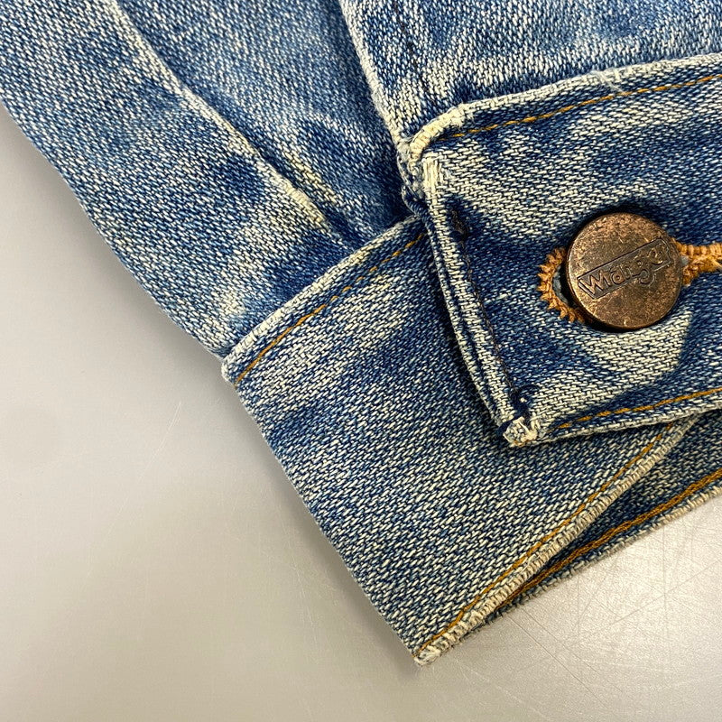 【中古品】【メンズ】 WRANGLER ラングラー 80S DENIM JACKET デニム ジャケット アウター 146-261024-ya-06-izu サイズ：下記参照 カラー：インディゴ 万代Net店