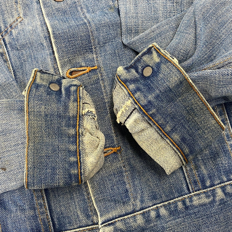 【中古品】【メンズ】 WRANGLER ラングラー 80S DENIM JACKET デニム ジャケット アウター 146-261024-ya-06-izu サイズ：下記参照 カラー：インディゴ 万代Net店