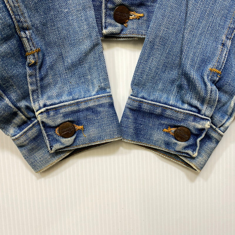 【中古品】【メンズ】 WRANGLER ラングラー 80S DENIM JACKET デニム ジャケット アウター 146-261024-ya-06-izu サイズ：下記参照 カラー：インディゴ 万代Net店