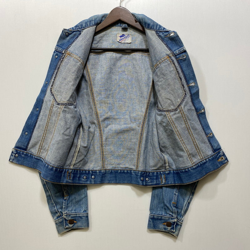 【中古品】【メンズ】 WRANGLER ラングラー 80S DENIM JACKET デニム ジャケット アウター 146-261024-ya-06-izu サイズ：下記参照 カラー：インディゴ 万代Net店