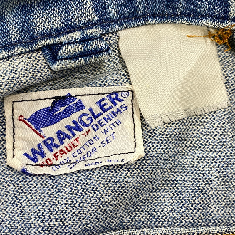 【中古品】【メンズ】 WRANGLER ラングラー 80S DENIM JACKET デニム ジャケット アウター 146-261024-ya-06-izu サイズ：下記参照 カラー：インディゴ 万代Net店
