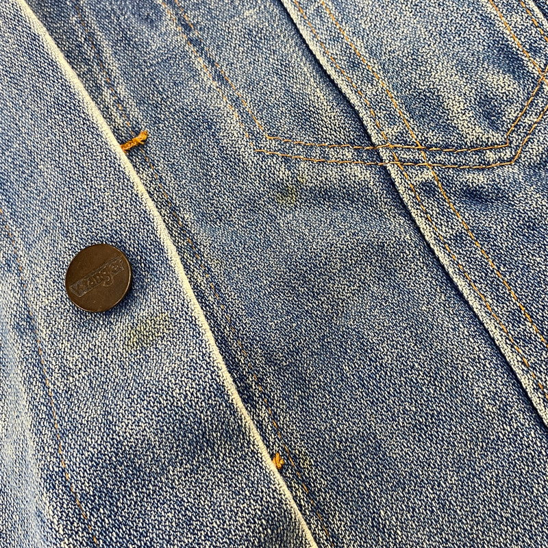 【中古品】【メンズ】 WRANGLER ラングラー 80S DENIM JACKET デニム ジャケット アウター 146-261024-ya-06-izu サイズ：下記参照 カラー：インディゴ 万代Net店
