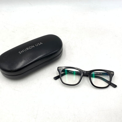 【現状渡し品】【メンズ/レディース】 SHURON シュロン FREEWAY GLASSES フリーウェイ グラス メガネ 眼鏡 小物 203-261023-cs-21-izu サイズ：50口22 カラー：ブラック 万代Net店