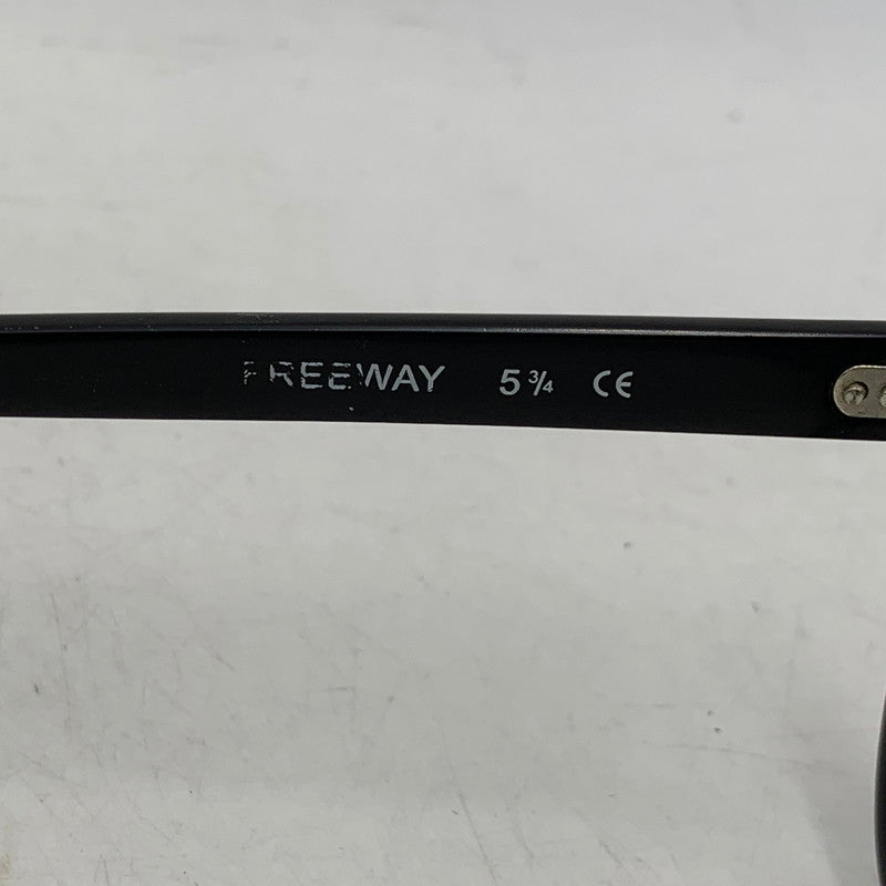 【現状渡し品】【メンズ/レディース】 SHURON シュロン FREEWAY GLASSES フリーウェイ グラス メガネ 眼鏡 小物 203-261023-cs-21-izu サイズ：50口22 カラー：ブラック 万代Net店