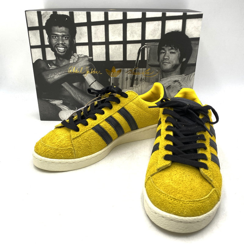 【中古品】【メンズ】 ADIDAS アディダス×BRUCE LEE ブルースリー R1597 JABBAR LOW ジャバー ロー スニーカー シューズ 靴 161-261015-cs-12-izu サイズ：26.5cm カラー：SUPCOL/CBLACK/CREWHT 万代Net店