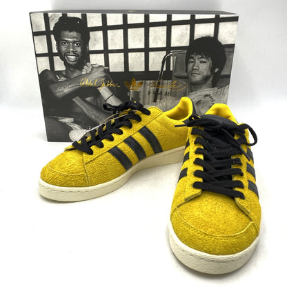 【中古品】【メンズ】 ADIDAS アディダス×BRUCE LEE ブルースリー R1597 JABBAR LOW ジャバー ロー スニーカー シューズ 靴 161-261015-cs-12-izu サイズ：26.5cm カラー：SUPCOL/CBLACK/CREWHT 万代Net店