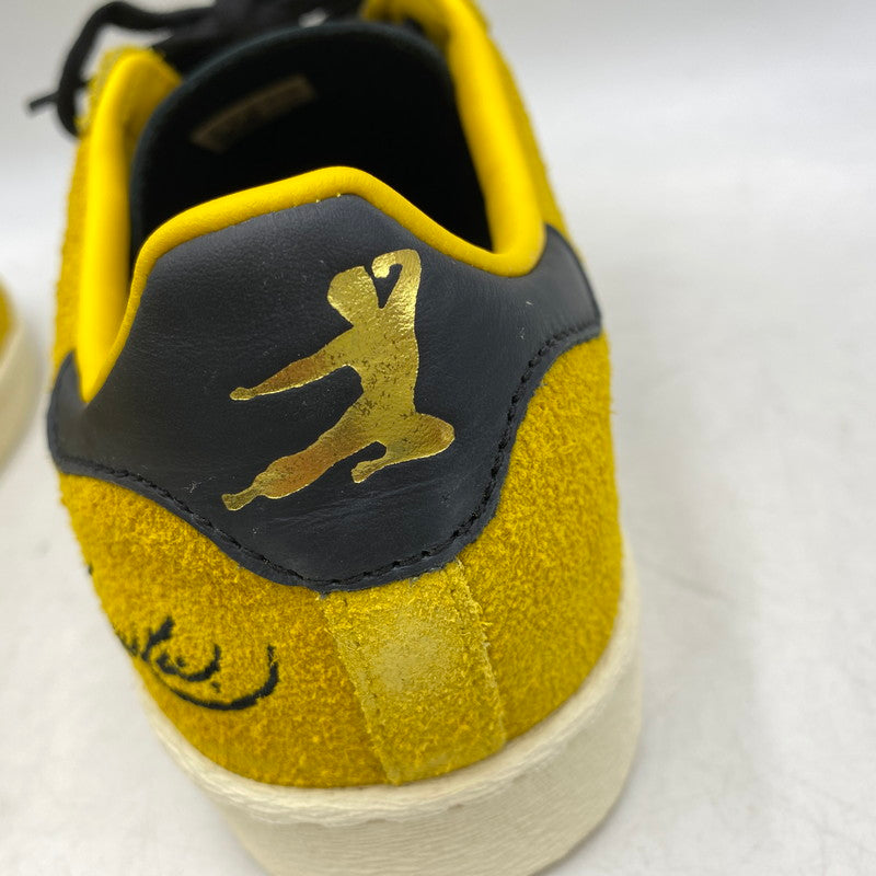 【中古品】【メンズ】 ADIDAS アディダス×BRUCE LEE ブルースリー R1597 JABBAR LOW ジャバー ロー スニーカー シューズ 靴 161-261015-cs-12-izu サイズ：26.5cm カラー：SUPCOL/CBLACK/CREWHT 万代Net店
