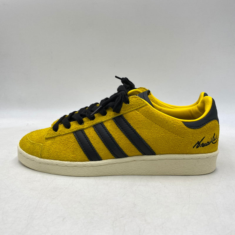 【中古品】【メンズ】 ADIDAS アディダス×BRUCE LEE ブルースリー R1597 JABBAR LOW ジャバー ロー スニーカー シューズ 靴 161-261015-cs-12-izu サイズ：26.5cm カラー：SUPCOL/CBLACK/CREWHT 万代Net店