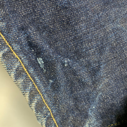 【中古品】【メンズ】 STUDIO D’ARTISAN SD-307 VSTITCH セルビッチ 18.5OZ SUPER TIGHT STRAIGHT DENIM PANTS スーパー タイト ストレート デニム パンツ ボトムス ズボン 156-261023-cs-14-izu サイズ：32 カラー：インディゴ 万代Net店