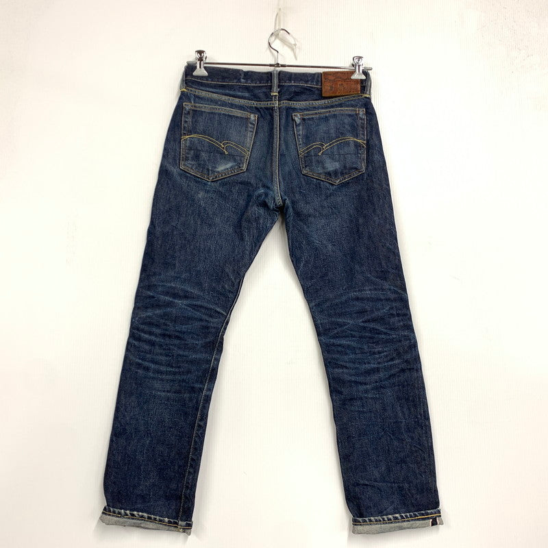 【中古品】【メンズ】 STUDIO D’ARTISAN SD-307 VSTITCH セルビッチ 18.5OZ SUPER TIGHT STRAIGHT DENIM PANTS スーパー タイト ストレート デニム パンツ ボトムス ズボン 156-261023-cs-14-izu サイズ：32 カラー：インディゴ 万代Net店