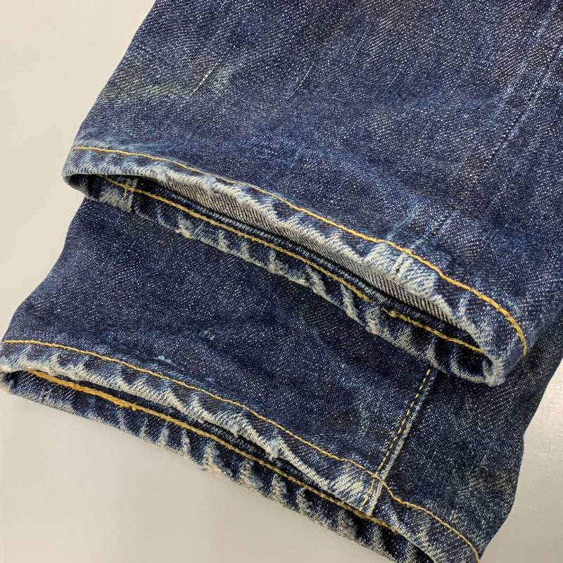 【中古品】【メンズ】 STUDIO D’ARTISAN SD-307 VSTITCH セルビッチ 18.5OZ SUPER TIGHT STRAIGHT DENIM PANTS スーパー タイト ストレート デニム パンツ ボトムス ズボン 156-261023-cs-14-izu サイズ：32 カラー：インディゴ 万代Net店