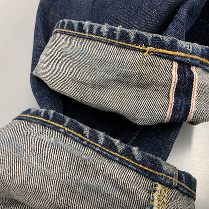 【中古品】【メンズ】 STUDIO D’ARTISAN SD-307 VSTITCH セルビッチ 18.5OZ SUPER TIGHT STRAIGHT DENIM PANTS スーパー タイト ストレート デニム パンツ ボトムス ズボン 156-261023-cs-14-izu サイズ：32 カラー：インディゴ 万代Net店