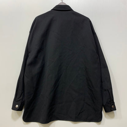 【中古品】【メンズ】 THE RERACS ザリラクスザリアルマッコイズ 22FW-REBL-323-ESP WOOL SNAPBUTTON SHIRT JACKET ジャケット アウター 140-261017-sm-11-izu サイズ：48 カラー：ブラック 万代Net店