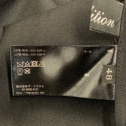 【中古品】【メンズ】 THE RERACS ザリラクスザリアルマッコイズ 22FW-REBL-323-ESP WOOL SNAPBUTTON SHIRT JACKET ジャケット アウター 140-261017-sm-11-izu サイズ：48 カラー：ブラック 万代Net店