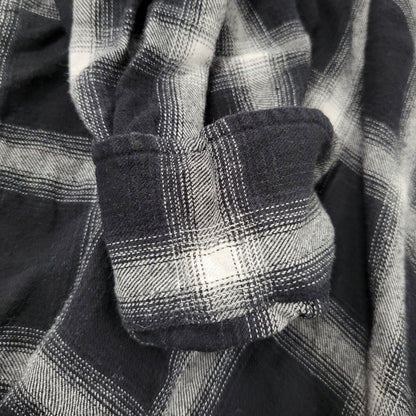 【現状渡し品】【メンズ】 WILLY CHAVARRIA ウィリー チャバリア AAJ100 CHECK L S SHIRT チェック ロングスリーブ シャツ トップス 長袖 141-261023-ms-12-izu サイズ：S カラー：BLACK WHITE 万代Net店