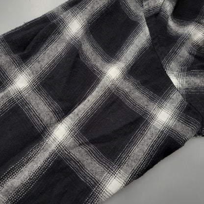 【現状渡し品】【メンズ】 WILLY CHAVARRIA ウィリー チャバリア AAJ100 CHECK L S SHIRT チェック ロングスリーブ シャツ トップス 長袖 141-261023-ms-12-izu サイズ：S カラー：BLACK WHITE 万代Net店