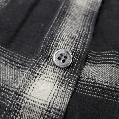【現状渡し品】【メンズ】 WILLY CHAVARRIA ウィリー チャバリア AAJ100 CHECK L S SHIRT チェック ロングスリーブ シャツ トップス 長袖 141-261023-ms-12-izu サイズ：S カラー：BLACK WHITE 万代Net店
