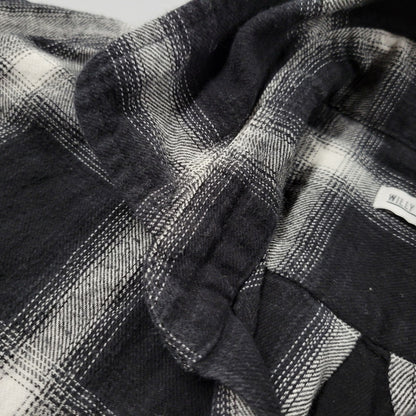 【現状渡し品】【メンズ】 WILLY CHAVARRIA ウィリー チャバリア AAJ100 CHECK L S SHIRT チェック ロングスリーブ シャツ トップス 長袖 141-261023-ms-12-izu サイズ：S カラー：BLACK WHITE 万代Net店