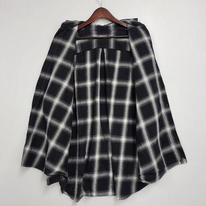 【現状渡し品】【メンズ】 WILLY CHAVARRIA ウィリー チャバリア AAJ100 CHECK L S SHIRT チェック ロングスリーブ シャツ トップス 長袖 141-261023-ms-12-izu サイズ：S カラー：BLACK WHITE 万代Net店