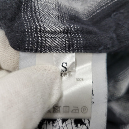 【現状渡し品】【メンズ】 WILLY CHAVARRIA ウィリー チャバリア AAJ100 CHECK L S SHIRT チェック ロングスリーブ シャツ トップス 長袖 141-261023-ms-12-izu サイズ：S カラー：BLACK WHITE 万代Net店