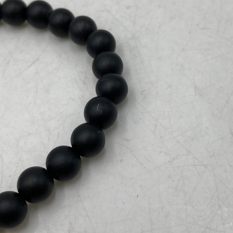 【中古品】【メンズ/レディース】 LONE ONES ロンワンズ MF STONE BRACELET EMBOSSED NEST BED ストーン ブレスレット エンボスド ネスト ビード アクセサリー 192-261016-sm-08-izu カラー：マットオニキス 万代Net店
