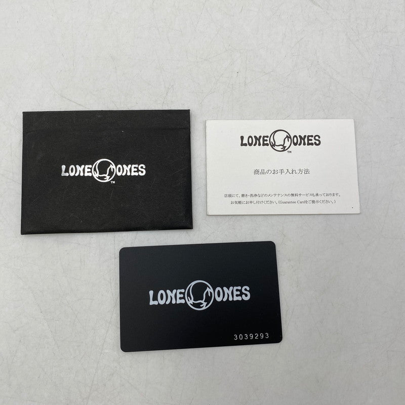 【中古品】【メンズ/レディース】 LONE ONES ロンワンズ MF STONE BRACELET EMBOSSED NEST BED ストーン ブレスレット エンボスド ネスト ビード アクセサリー 192-261016-sm-08-izu カラー：マットオニキス 万代Net店