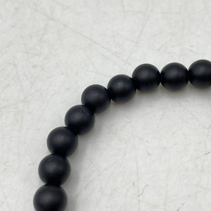 【中古品】【メンズ/レディース】 LONE ONES ロンワンズ MF STONE BRACELET EMBOSSED NEST BED ストーン ブレスレット エンボスド ネスト ビード アクセサリー 192-261016-sm-08-izu カラー：マットオニキス 万代Net店